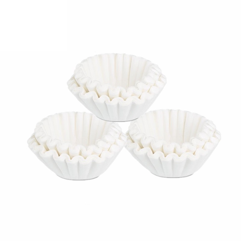 1 - 2 Cups 2 - 4 Cups Natural Cake Shape Coffee Filter
