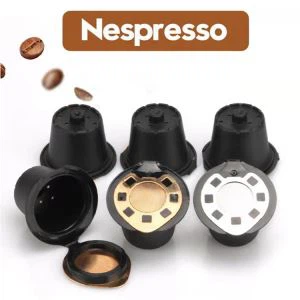 فیلتر قهوه کپسول قابل شارژ نسخه به روزرسانی شده برای دستگاه قهوه Nespresso و Dolce Gusto